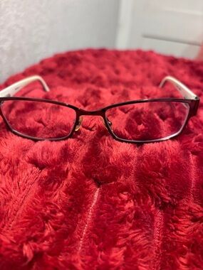Hot Kiss Women's Red Metal Frame Eyeglasses 53 11 143